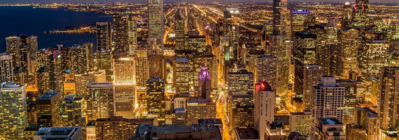 Light Pollution - Chicago's skyline